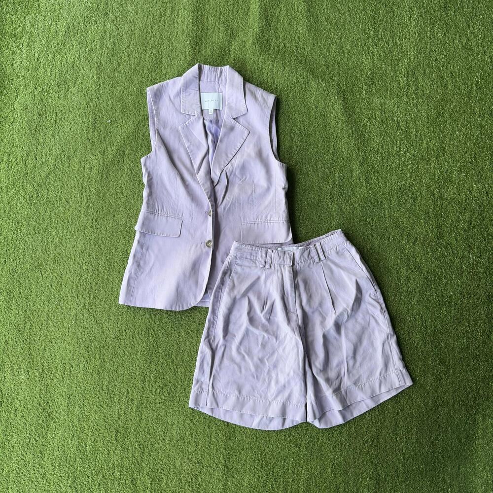 Witchery Women's Lilac Short Suit Set